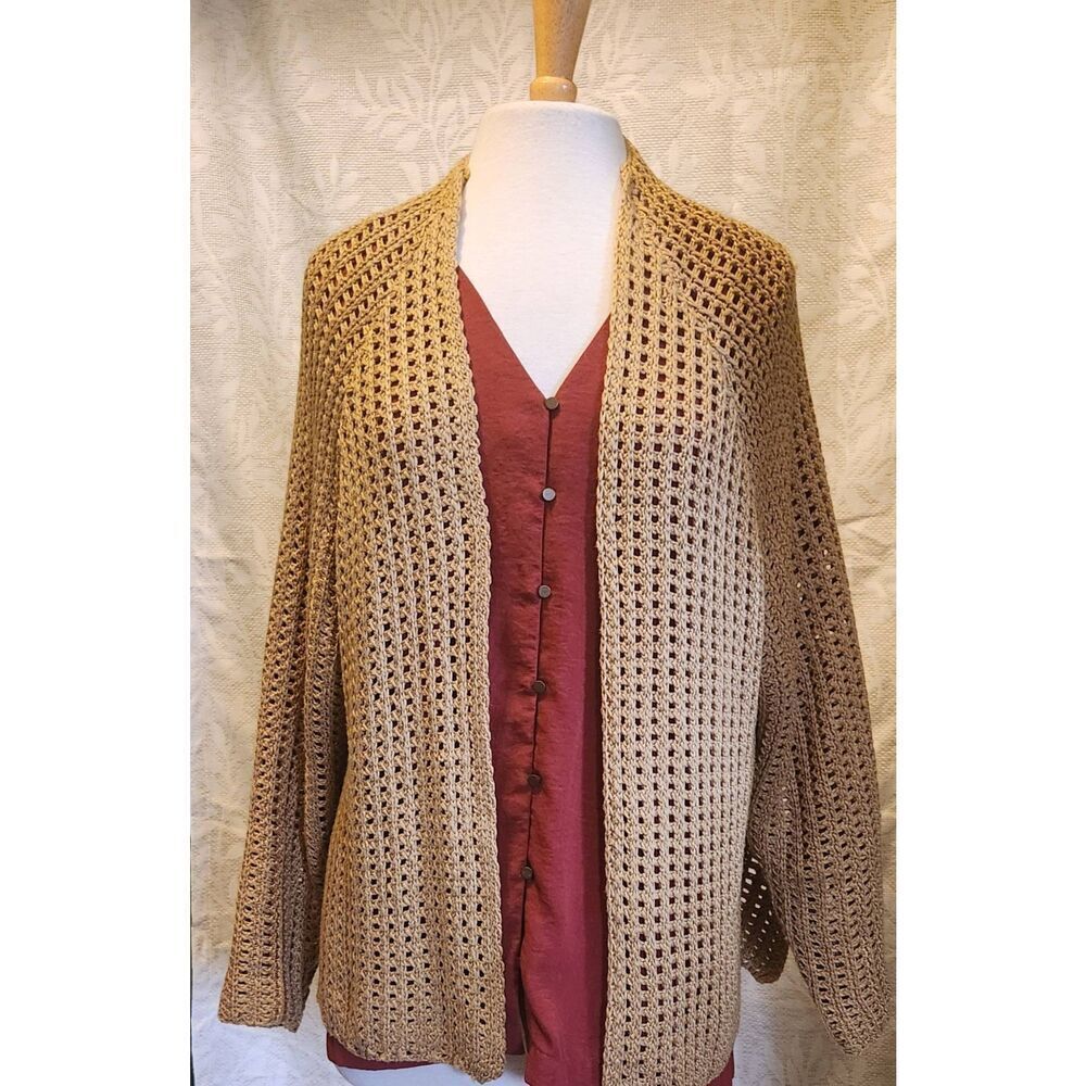C47 Wishlist gold sweater cardigan